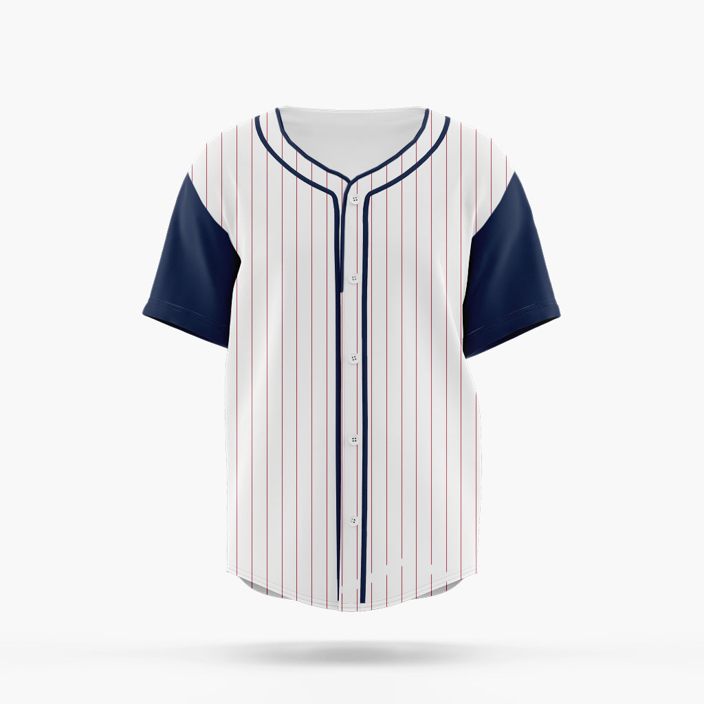 Dark Blue Sleeves Stripe Jersey